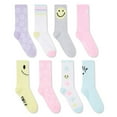 thumbnail image 1 of George Girls' Crew Socks 8-Pack, 1 of 1