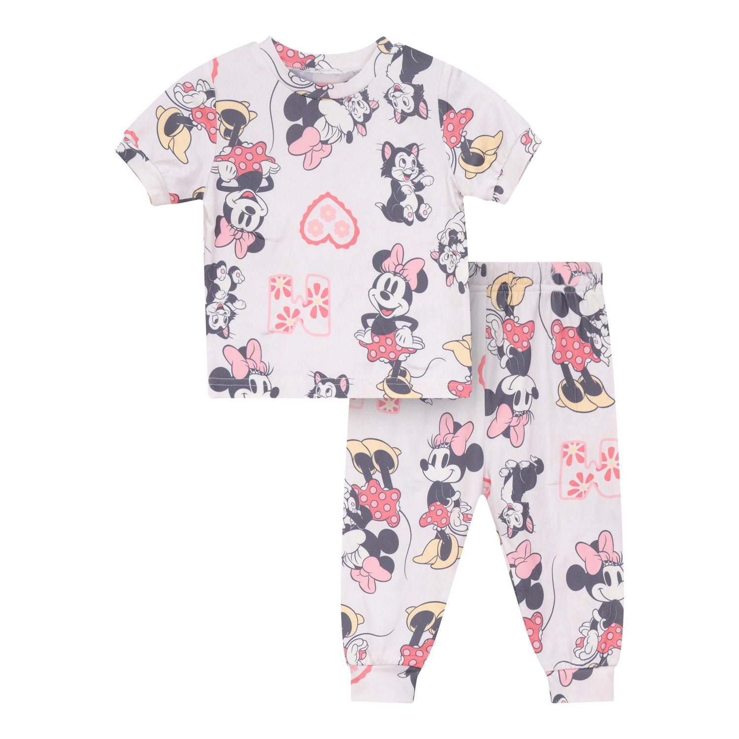 Disney Minnie Mouse Girls' Pajamas 2-piece Set