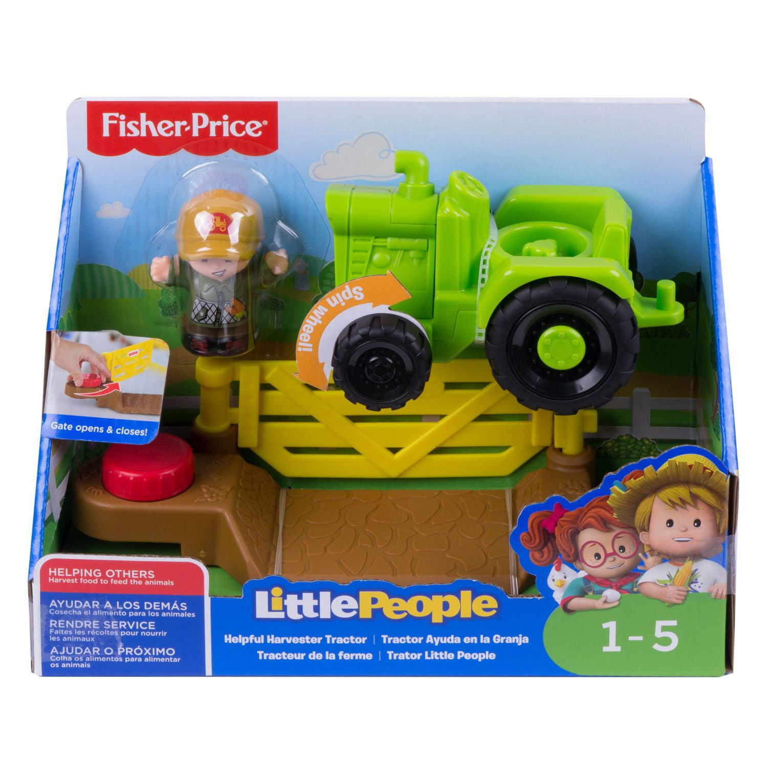 little people tractor set