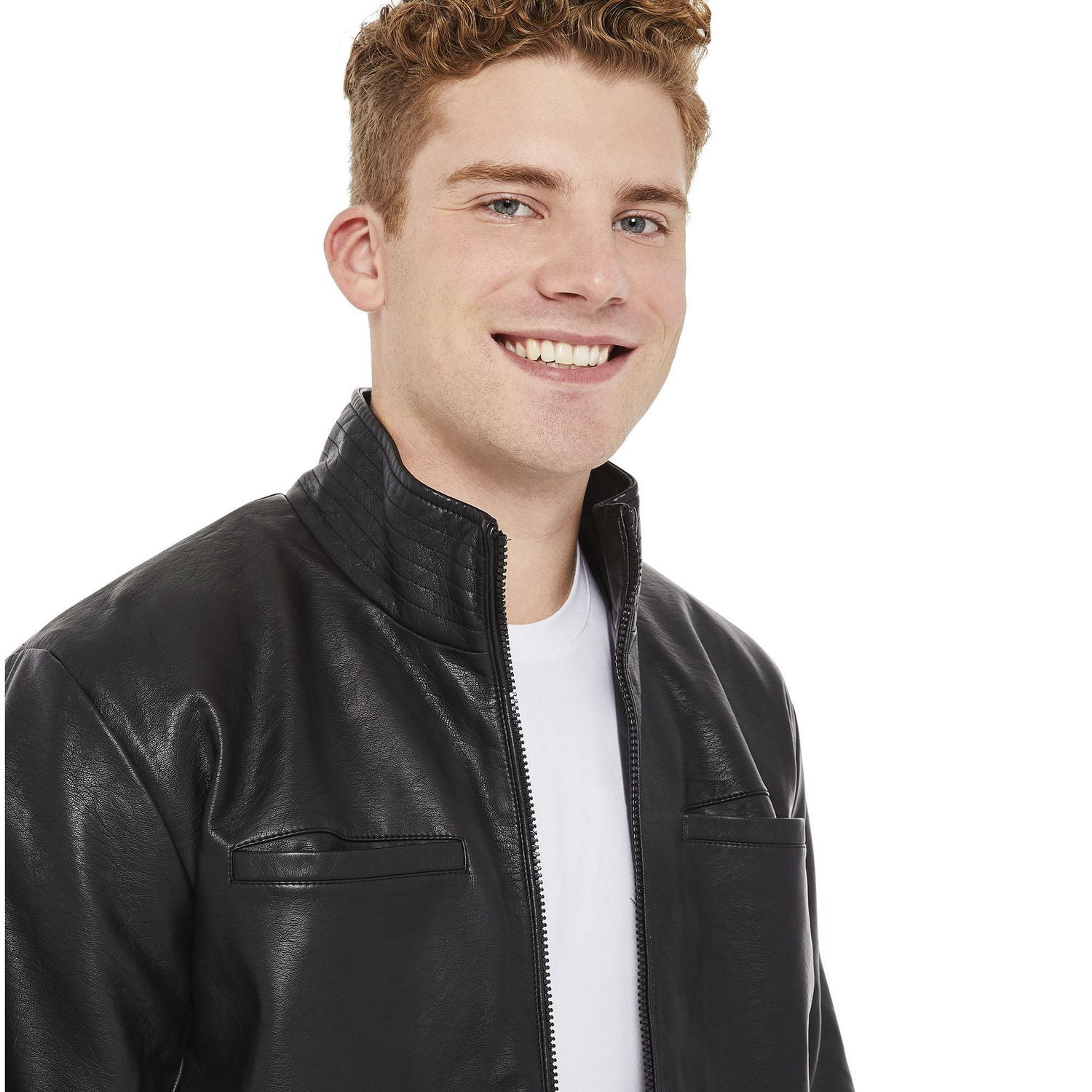 George Men's Leather Jacket 