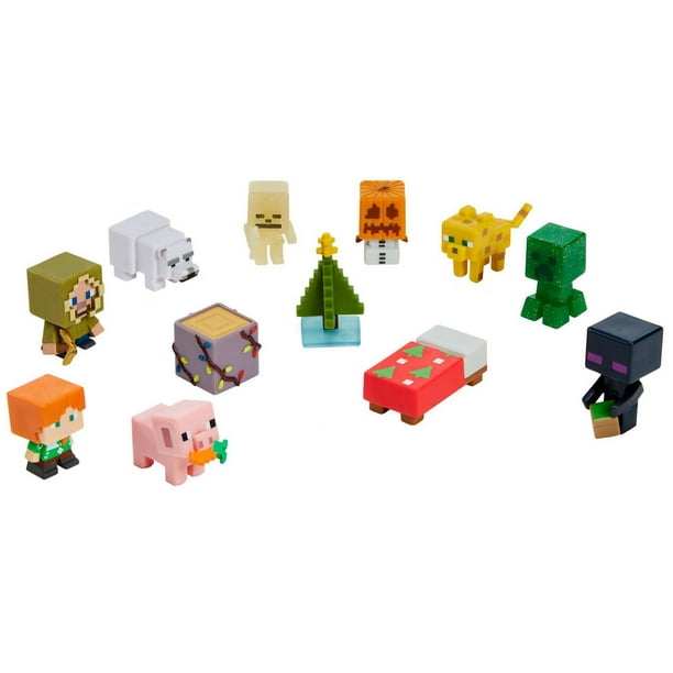 Minecraft-Calendrier De L’Avent Mini Têtes Modulables-Cadeau Enfants