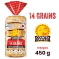 thumbnail image 1 of Country Harvest bagel 14 grains, 1 of 3