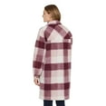thumbnail image 3 of Mexx Women’s Soft-Brushed Plaid Long Shacket, 3 of 5