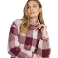 thumbnail image 4 of Mexx Women’s Soft-Brushed Plaid Long Shacket, 4 of 5