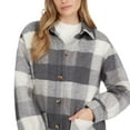 thumbnail image 4 of Mexx Women’s Soft-Brushed Plaid Long Shacket, 4 of 5