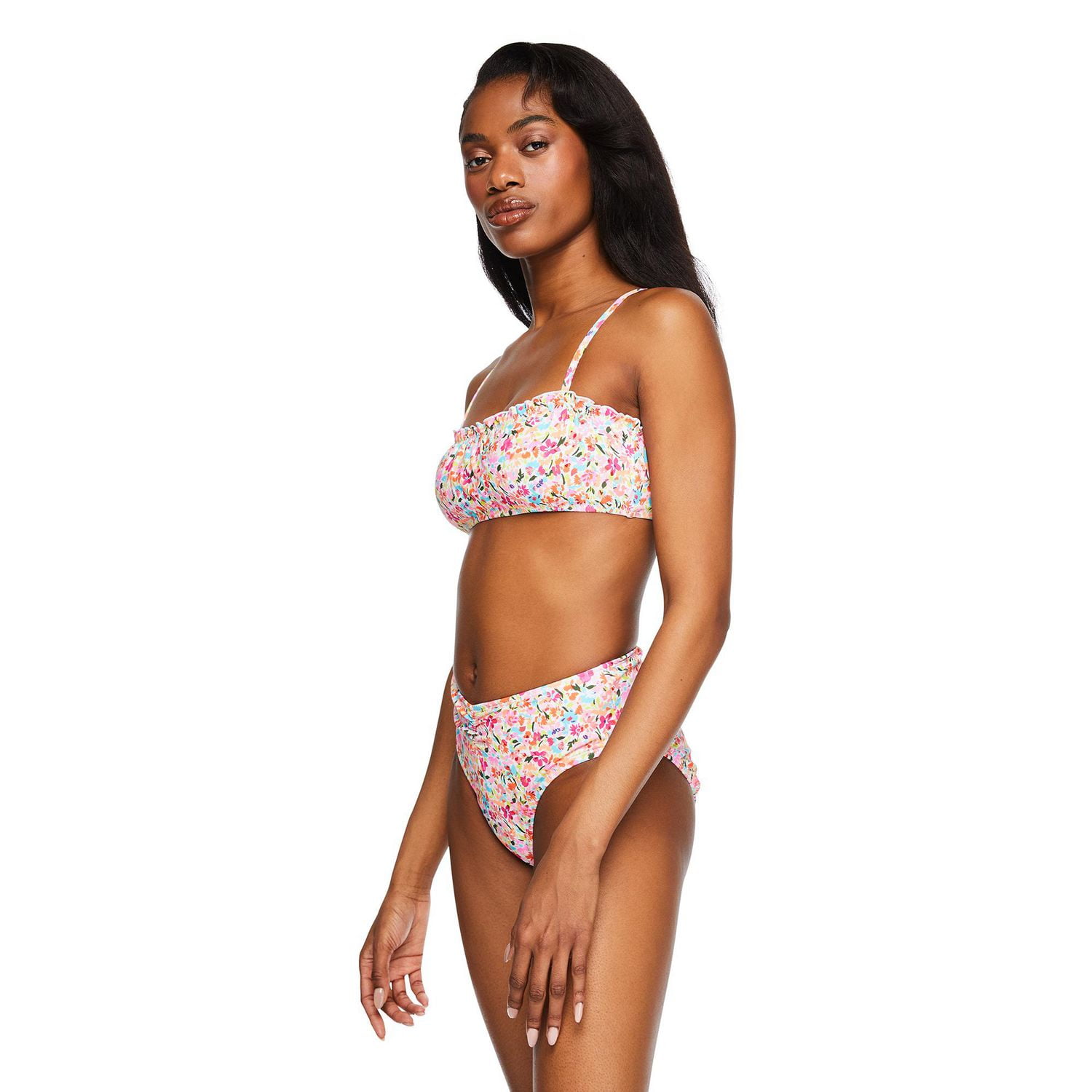 Haut de bain à smocks No Boundaries pour femmes