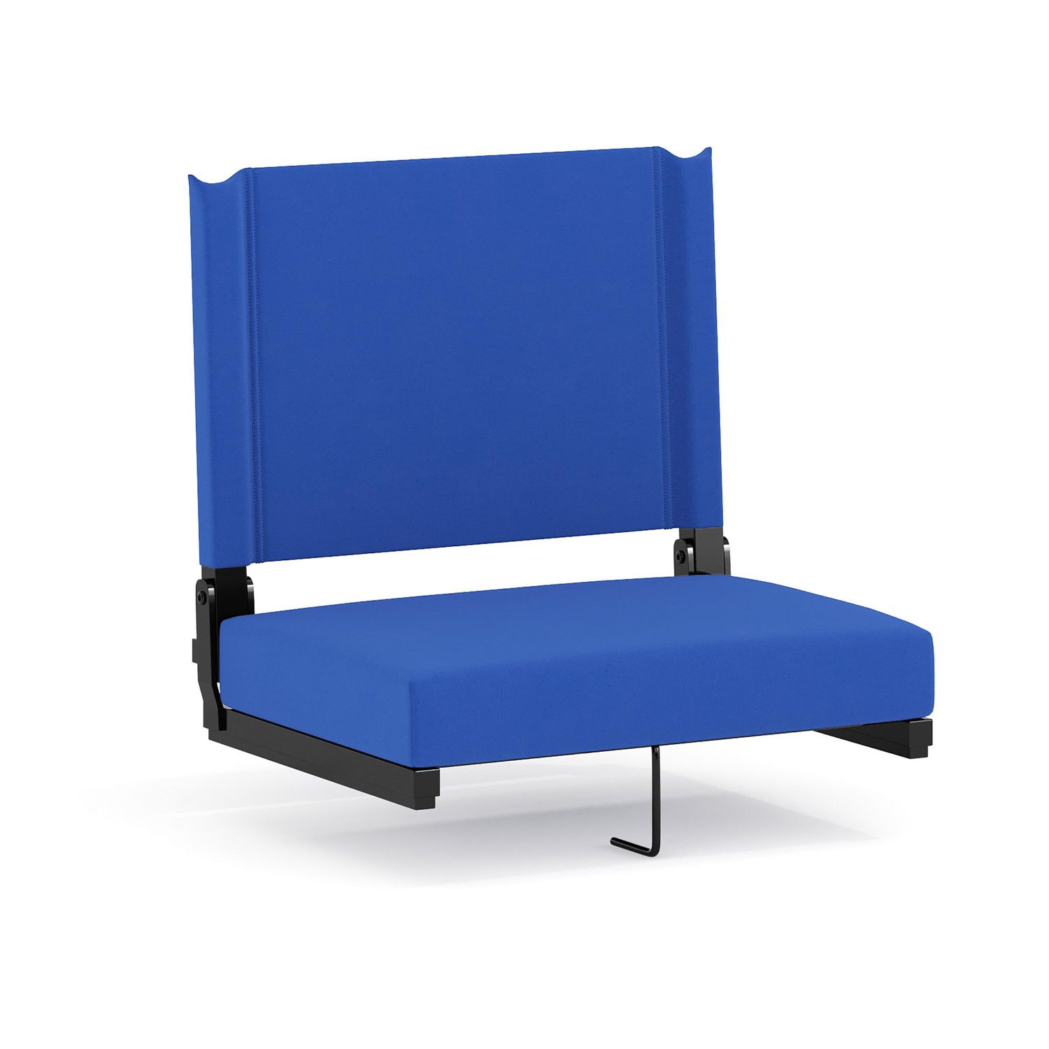 Stadium chair outdoor blue plastic