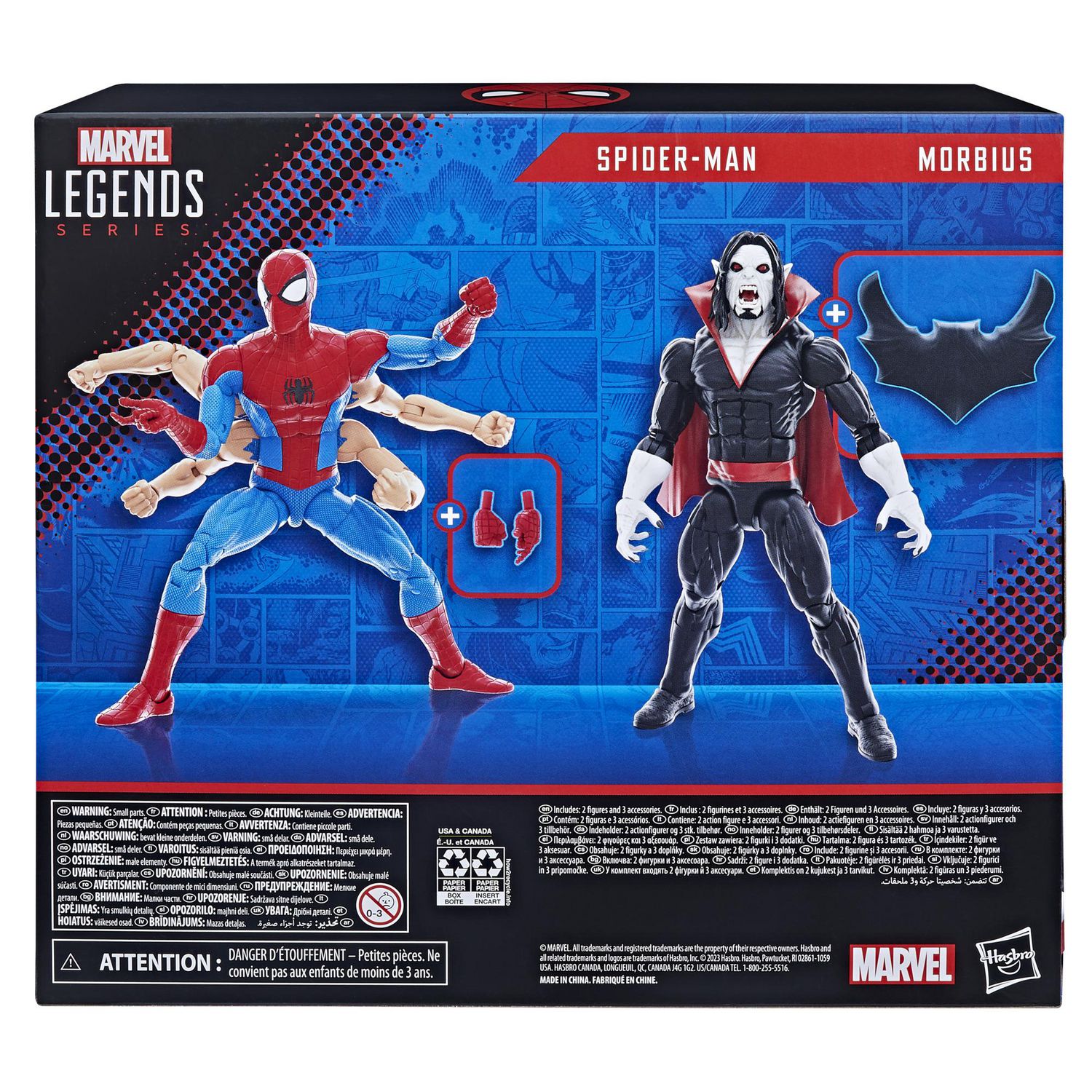 Hasbro Marvel Legends Series Spider-Man vs Morbius, Spider-Man