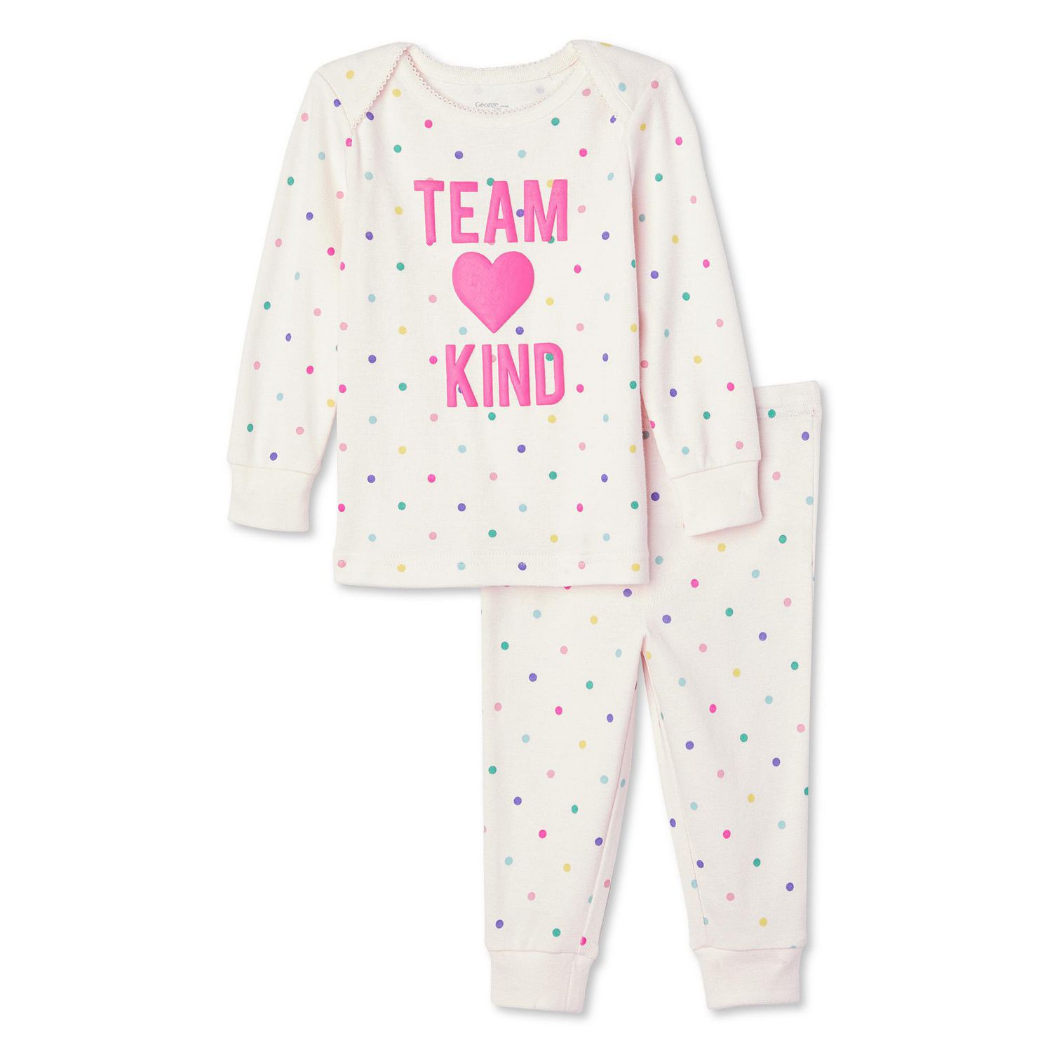 George Baby Girls' Cotton Pajamas 2-Piece Set | Walmart Canada