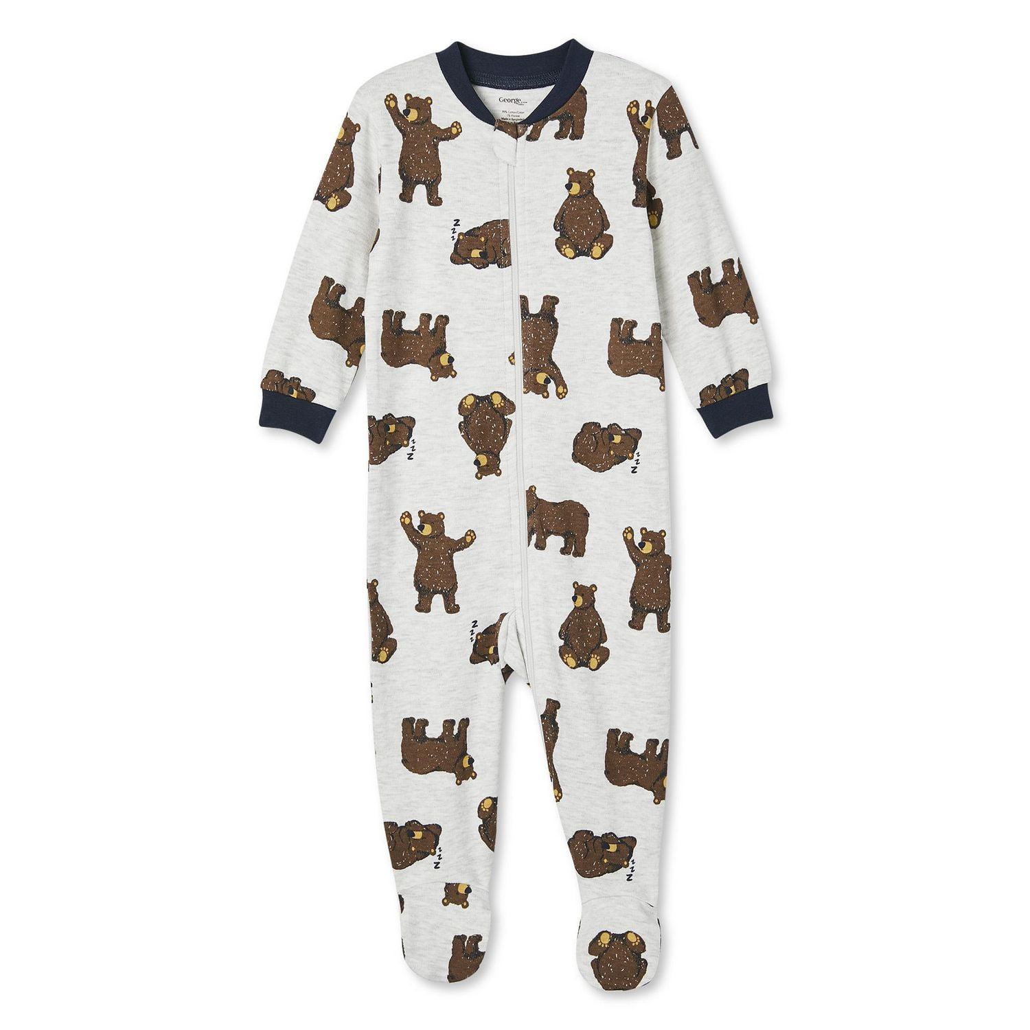 Grenouillère avec fermeture éclair sur la longueur George pour bébés garçons