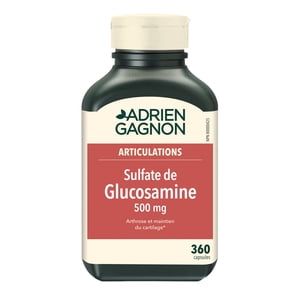 Sulfate de glucosamine 500 mg - 360 gélules