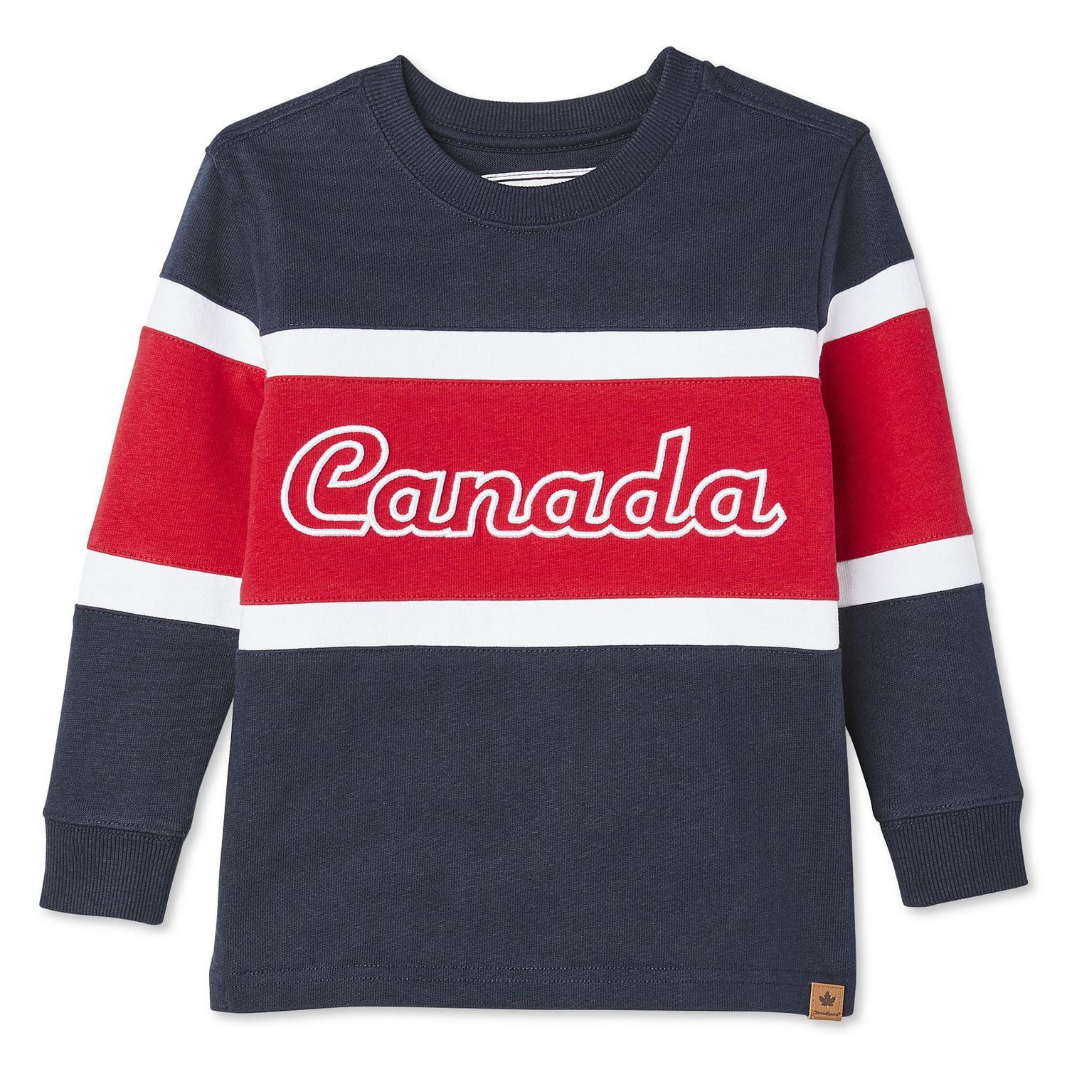 Canadiana Toddler Boys' Colour Blocked Sweatshirt Walmart Canada