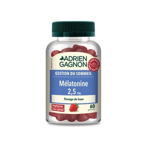 Mélatonine 2.5 mg Gummies sans sucre