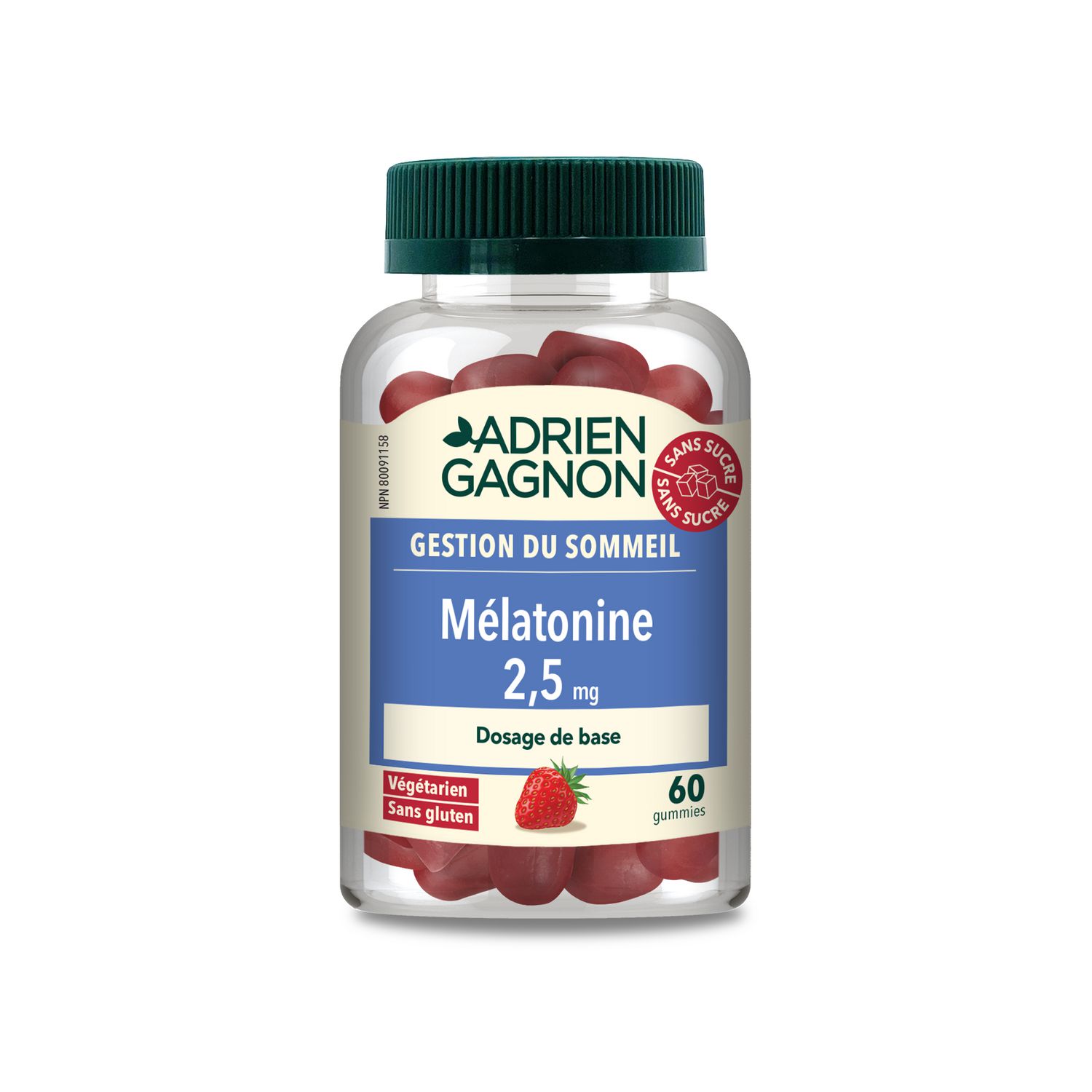 Melatonin 2.5 mg Sugar-Free Gummies