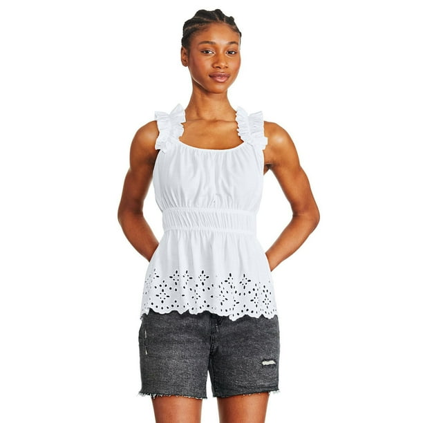 Organic Eyelet Tank and Short Set