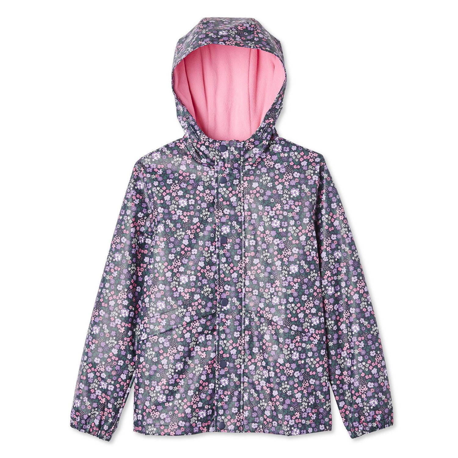 Girls' Printed Rain Jacket Walmart Canada