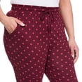 thumbnail image 4 of George Women's Plus Peached Sleep Jogger, 4 of 6
