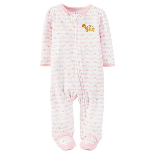 Tenue avec pyjama-grenouillère pour bébé fille Child of Mine made by Carter’s à motif de tortue