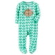 Tenue avec pyjama-grenouillère pour bébé fille Child of Mine made by Carter’s à motif de singe – image 1 sur 2