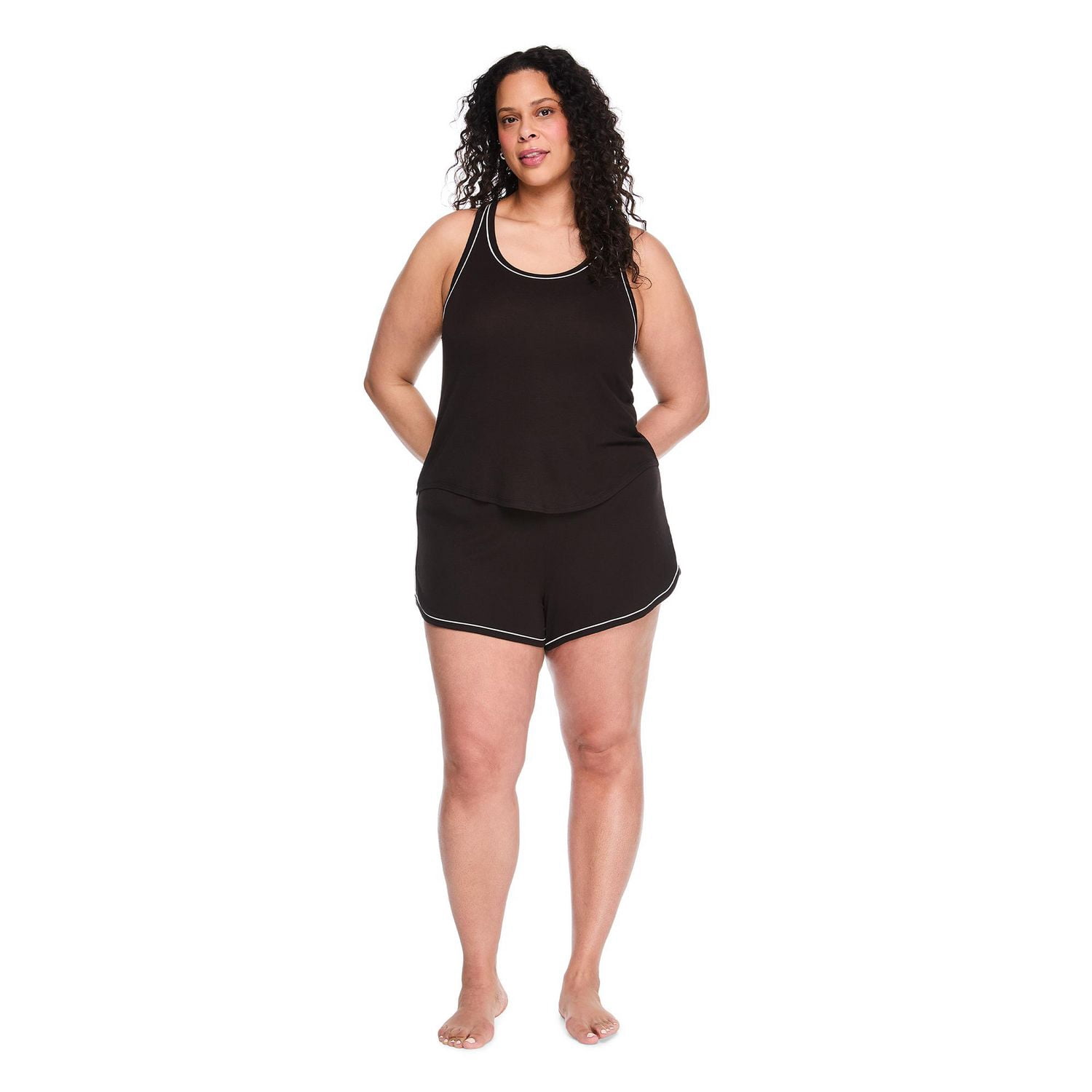 George Women's Plus Two Piece Pajama Set