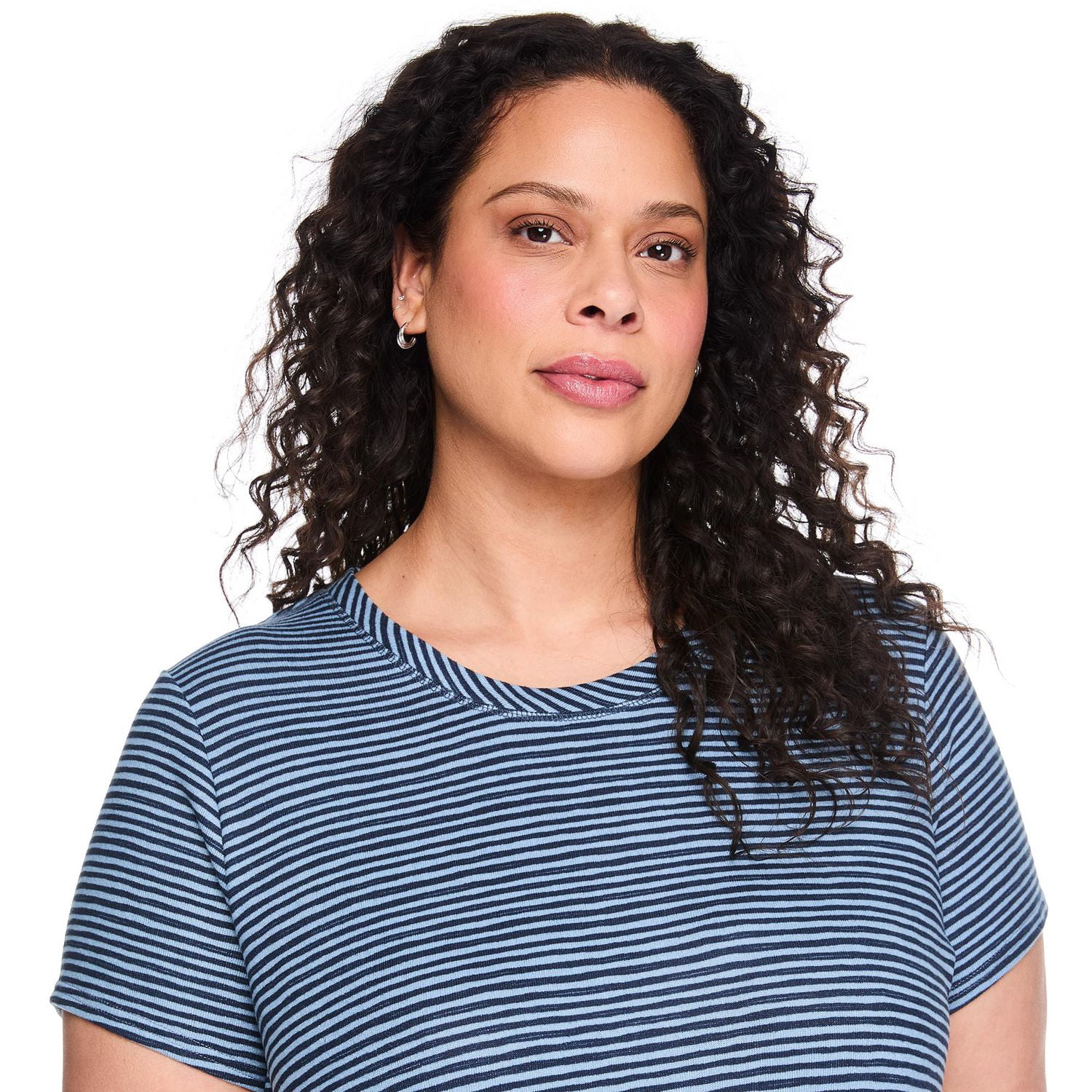 Chemise de nuit à manches courtes George Plus pour femmes