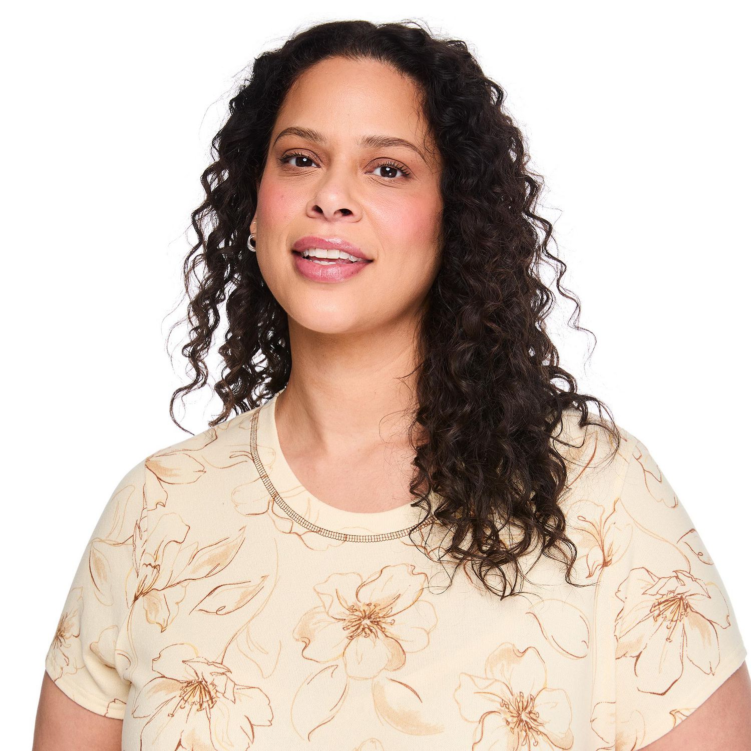 Chemise de nuit à manches courtes George Plus pour femmes