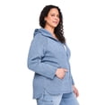 thumbnail image 2 of George Women's Plus Faux Shearling Zip Up Jacket, 2 of 6