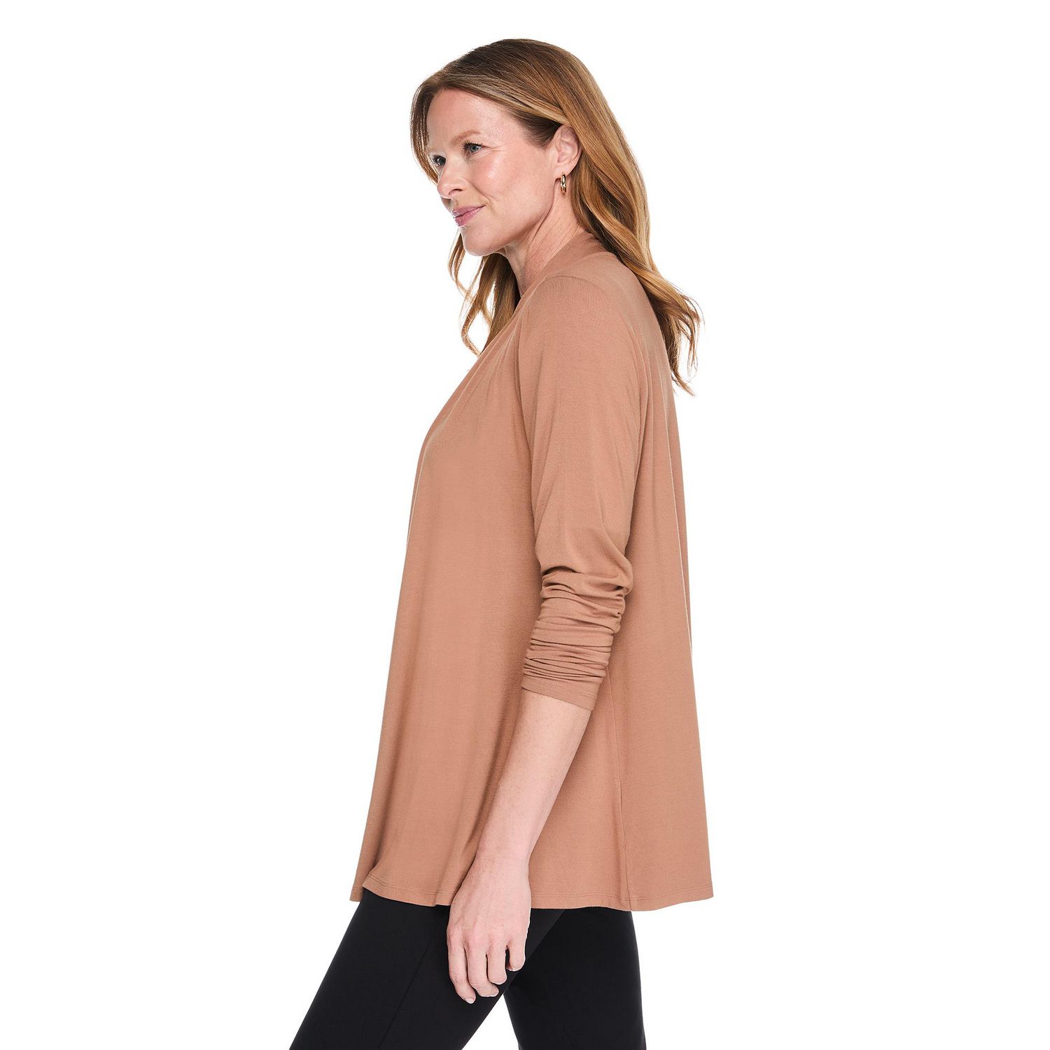 Cardigan avec motif en cascade Karen Scott pour femmes