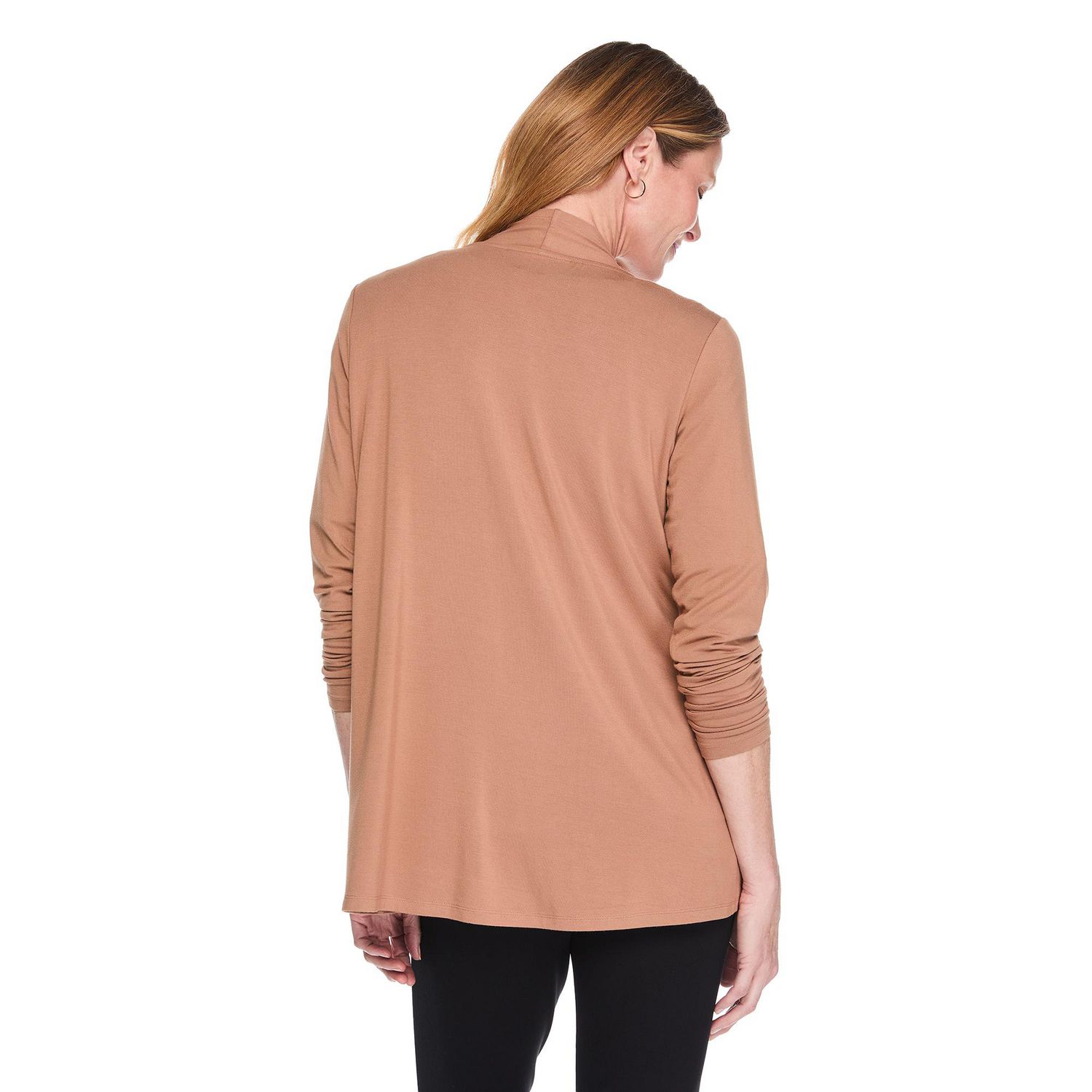 Cardigan avec motif en cascade Karen Scott pour femmes
