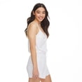 thumbnail image 2 of No Boundaries Women's Shirred Romper, 2 of 6