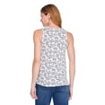 thumbnail image 3 of Iyla Women's Printed Drapey V-Neck Tank Top, 3 of 6