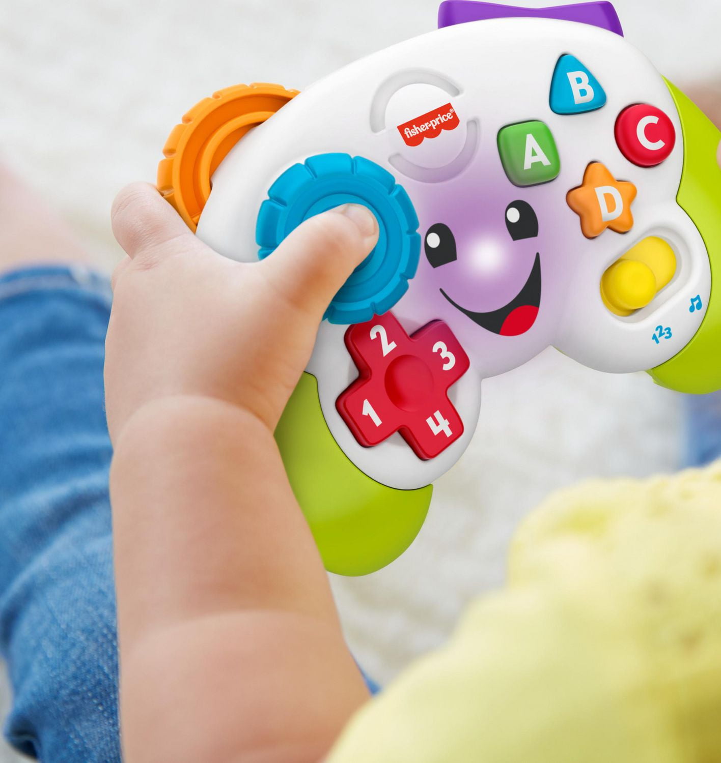 Fisher Price Laugh Learn Game Learn Controller Musical Baby Toy with Lights Multilanguage Version Ages 6 36M Walmart