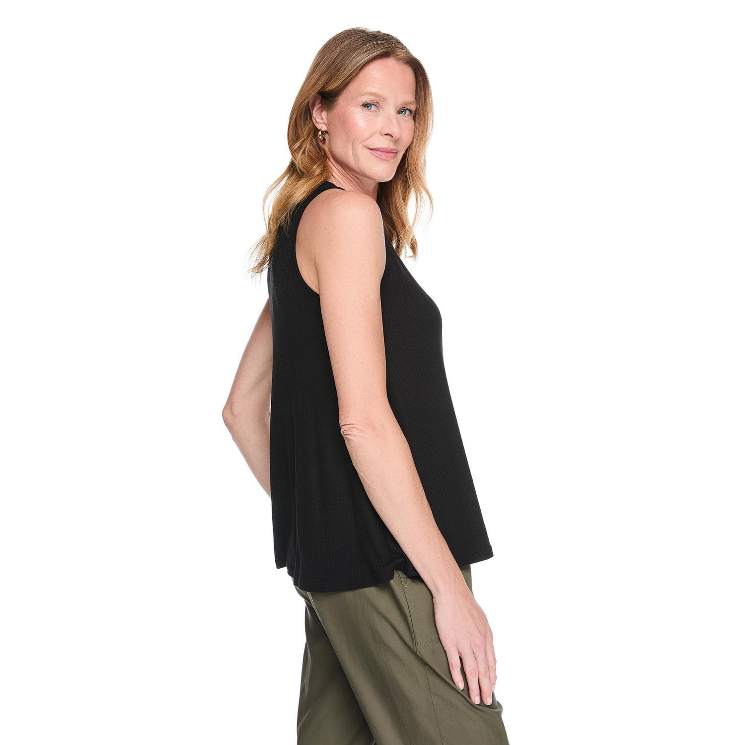Iyla Women's Drapey V-Neck Tank Top