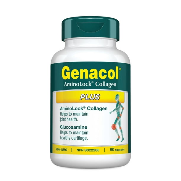 Genacol® Plus avec collagène AminoLock® + Glucosamine 90 gélules
