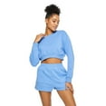 thumbnail image 1 of No Boundaries Women's Cropped Fleece Popover, 1 of 6