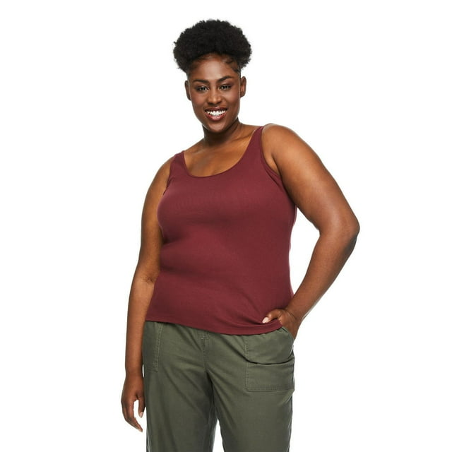 George Women's Plus Rib Tank