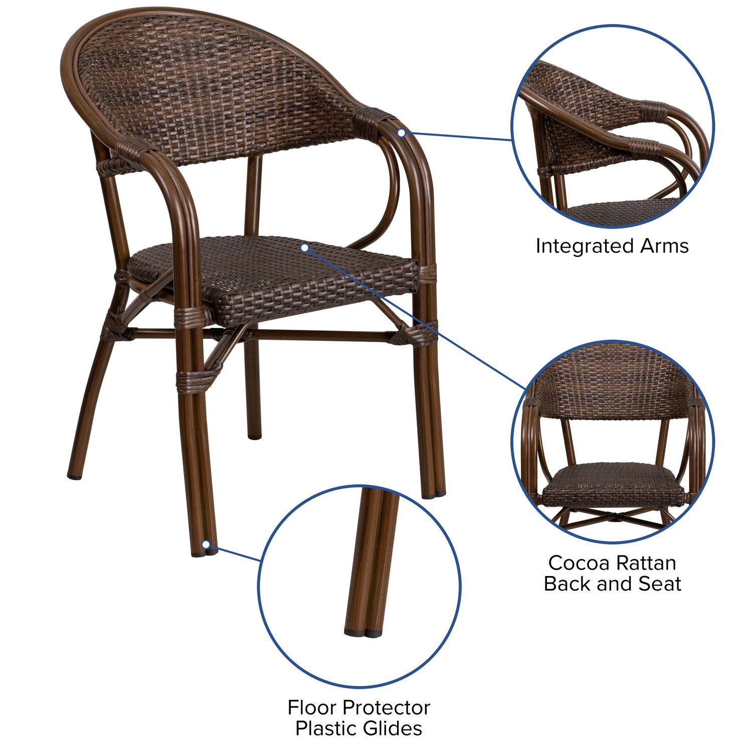 Walmart shop bamboo chair