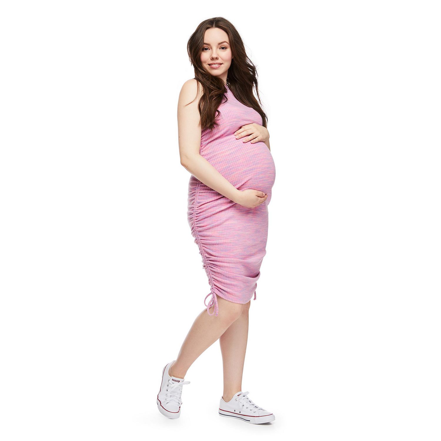 Paisley Sky Maternity Side Ruched Dress - Walmart.ca
