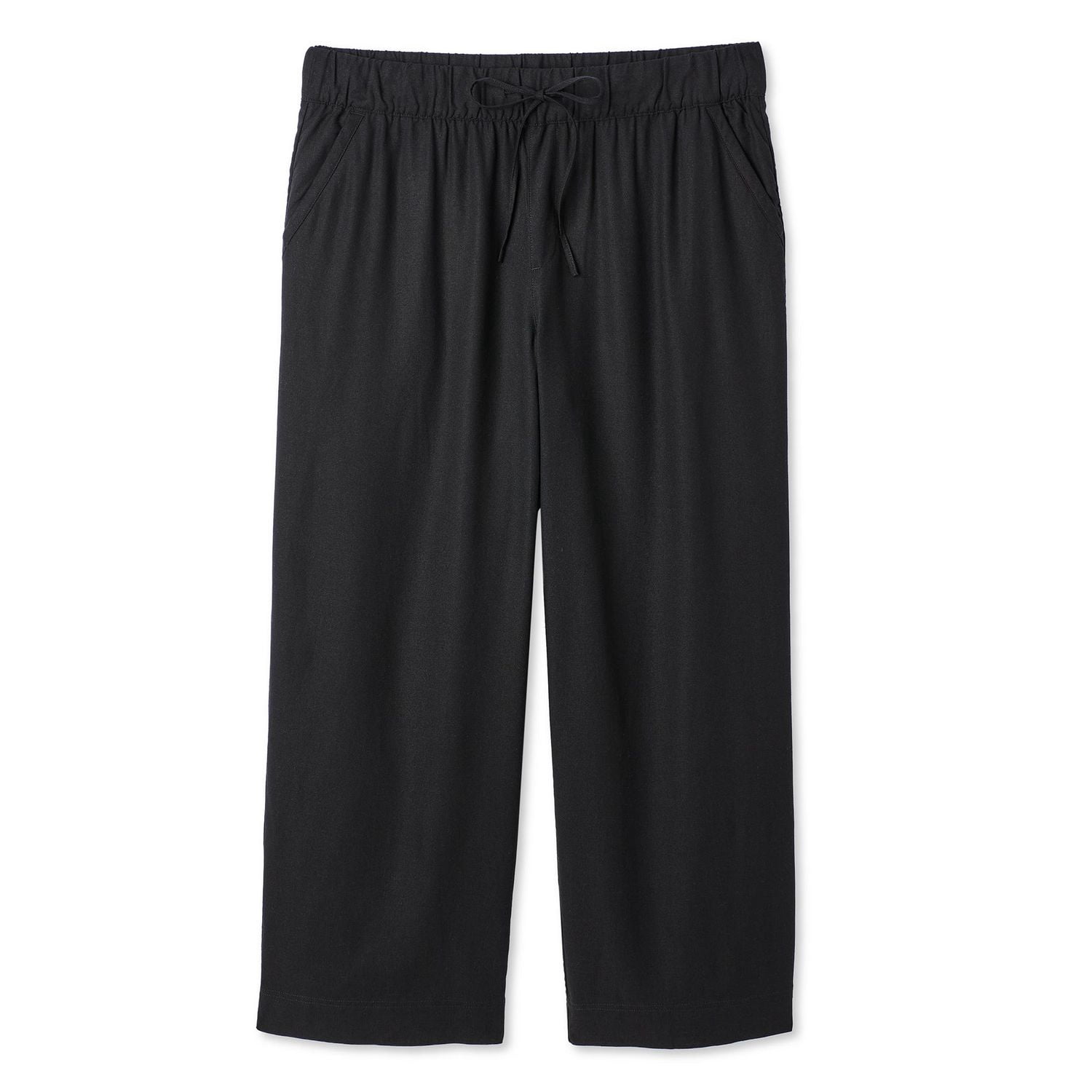 Lane Bryant Women's Plus Linen-Blend Wide Leg Pant