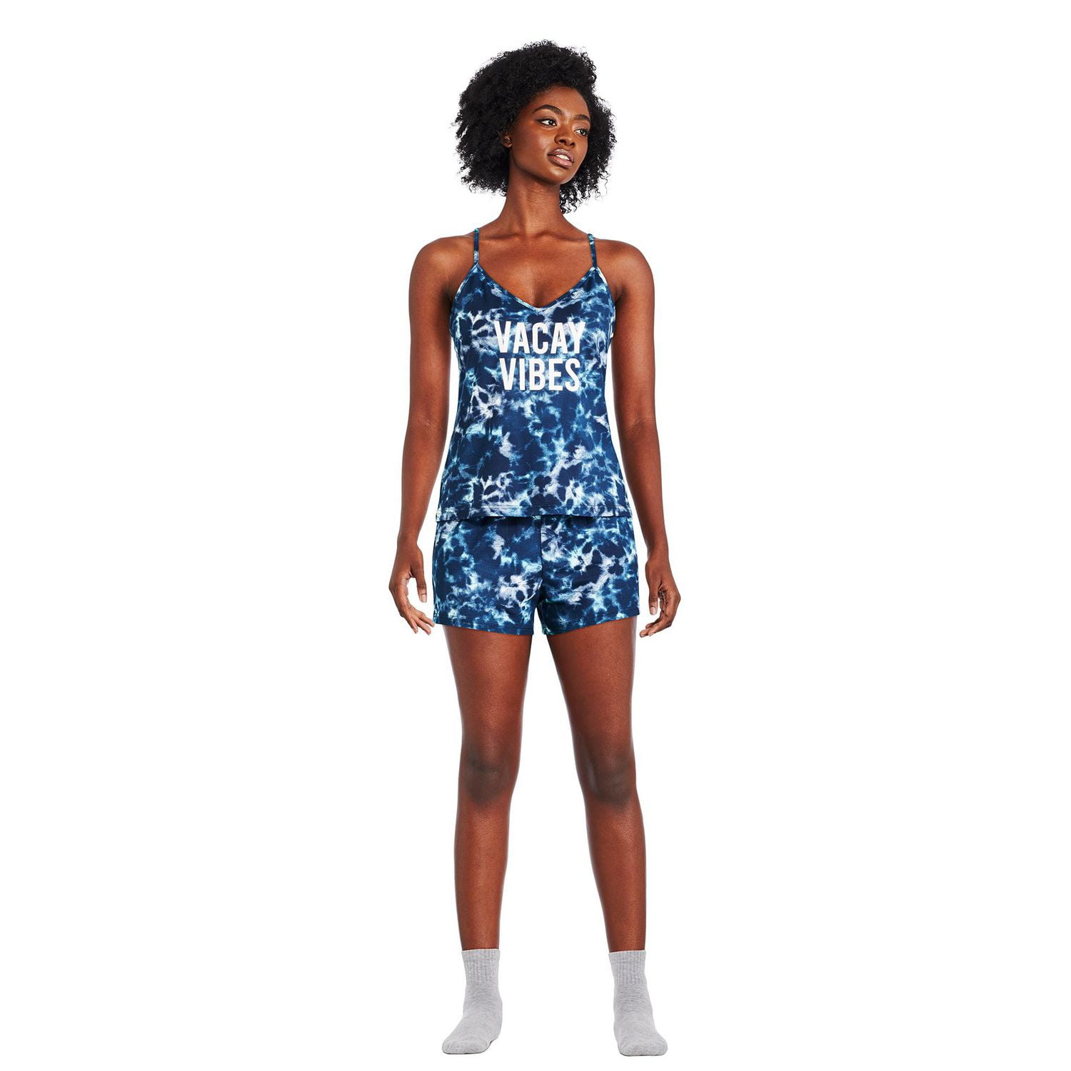 George Women's Printed Sleep Tank and Short 2-Piece Set