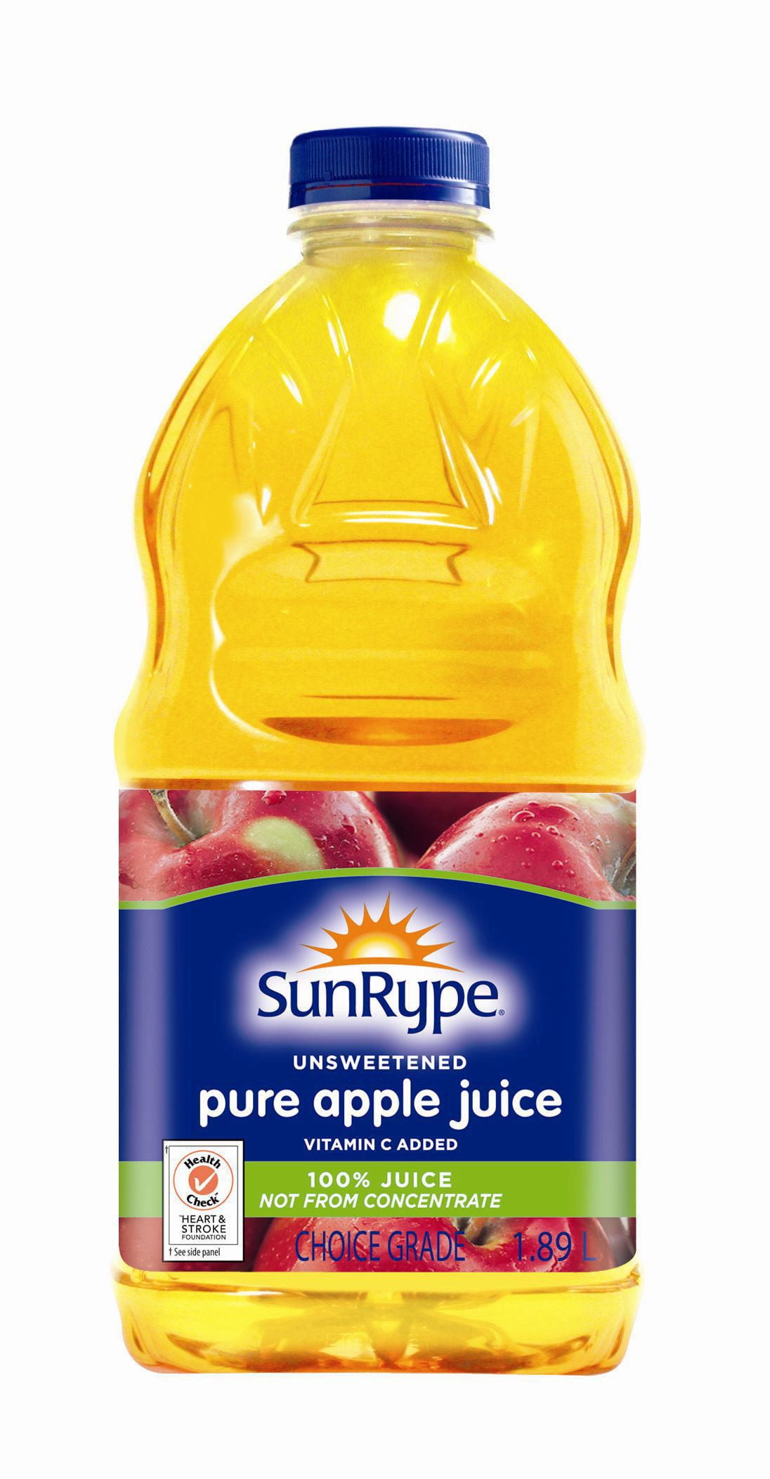 2 oz unsweetened apple juice