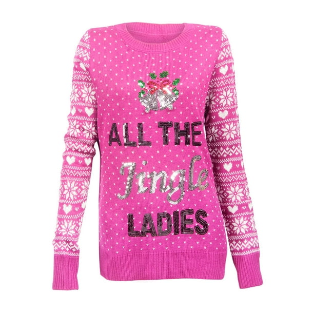 George Women's All The Jingle Ladies Christmas Sweater 