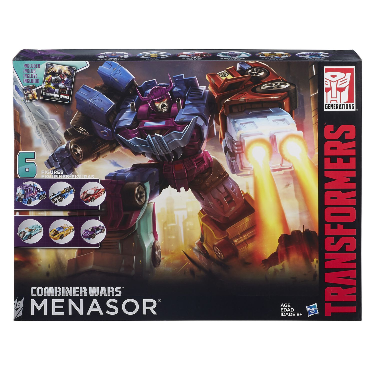 Transformers generations combiner wars menasor collection on sale pack