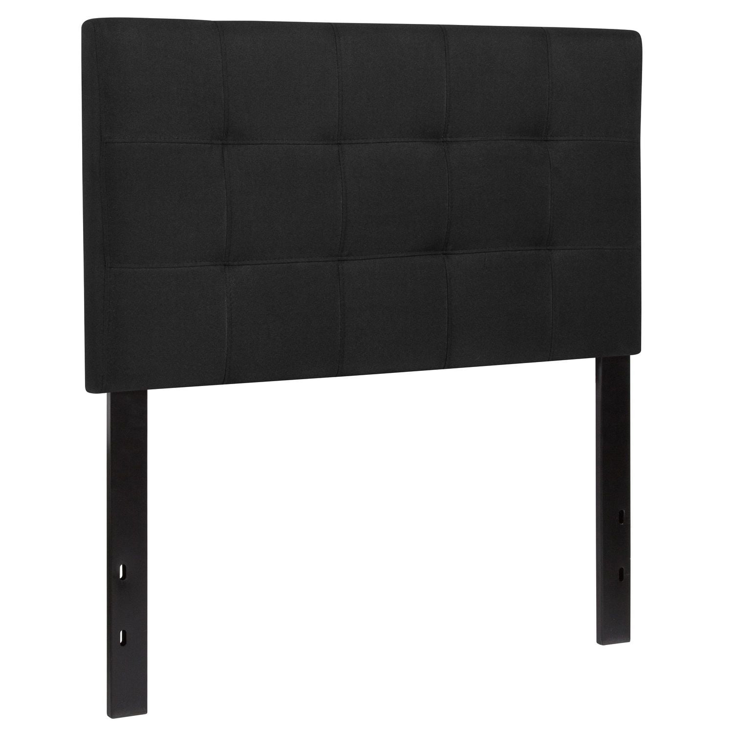 Flash Furniture Bedford Tufted Upholstered Twin Size Headboard in Black