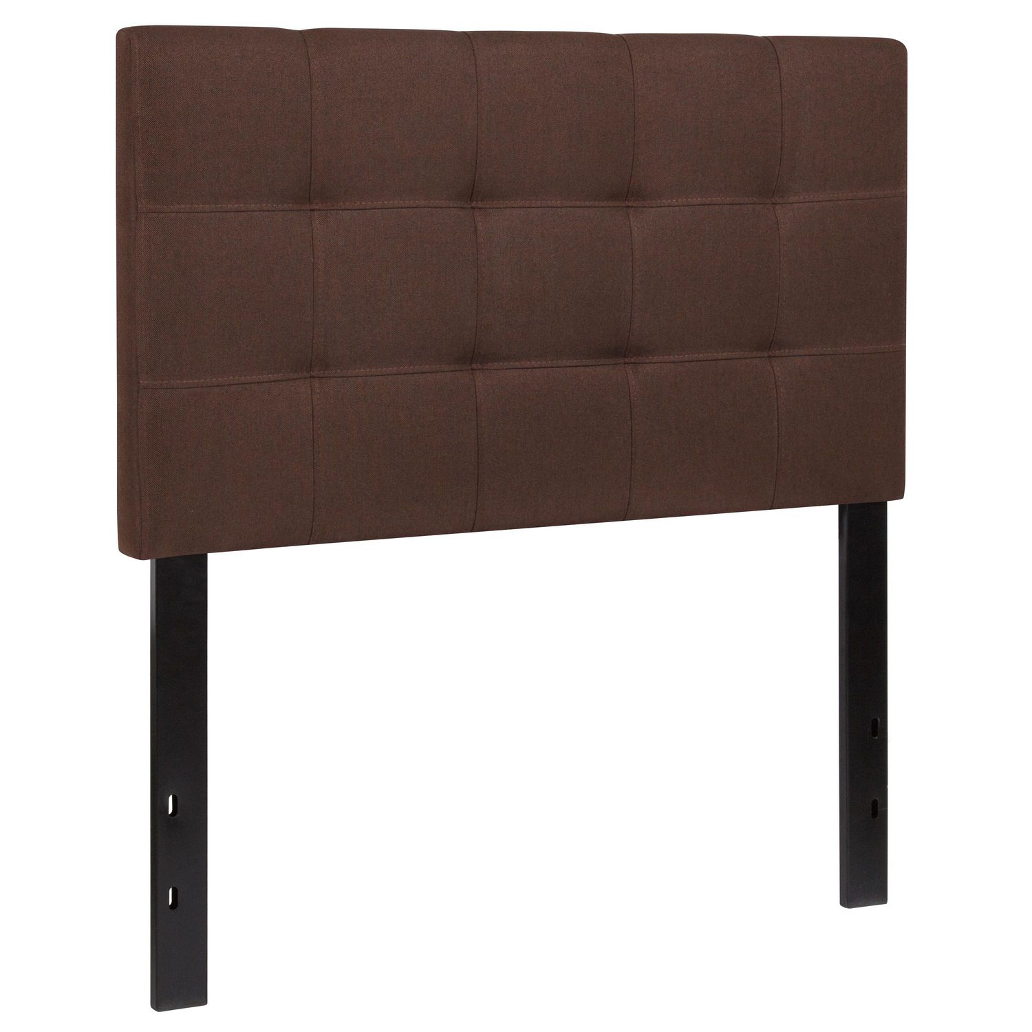 Flash Furniture Bedford Tufted Upholstered Twin Size Headboard in Dark