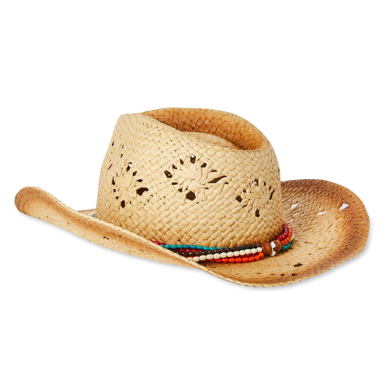 Chapeau de cowboy avec perles George pour femmes