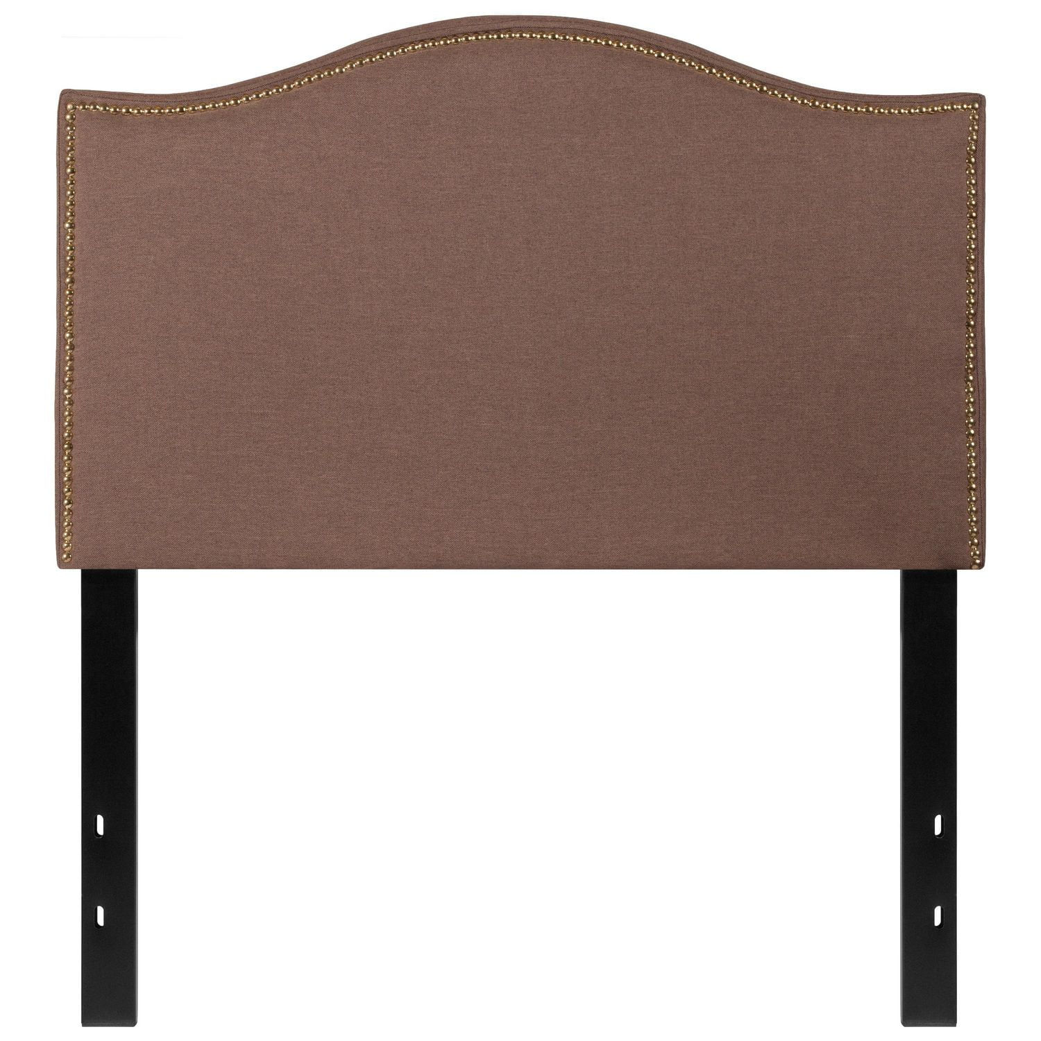 Lexington Upholstered Twin Size Headboard with Accent Nail Trim in