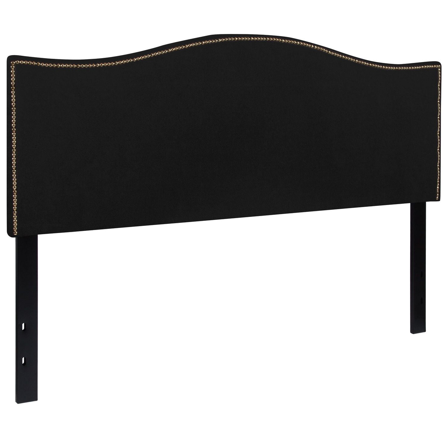 Lexington Upholstered Queen Size Headboard with Accent Nail Trim in ...