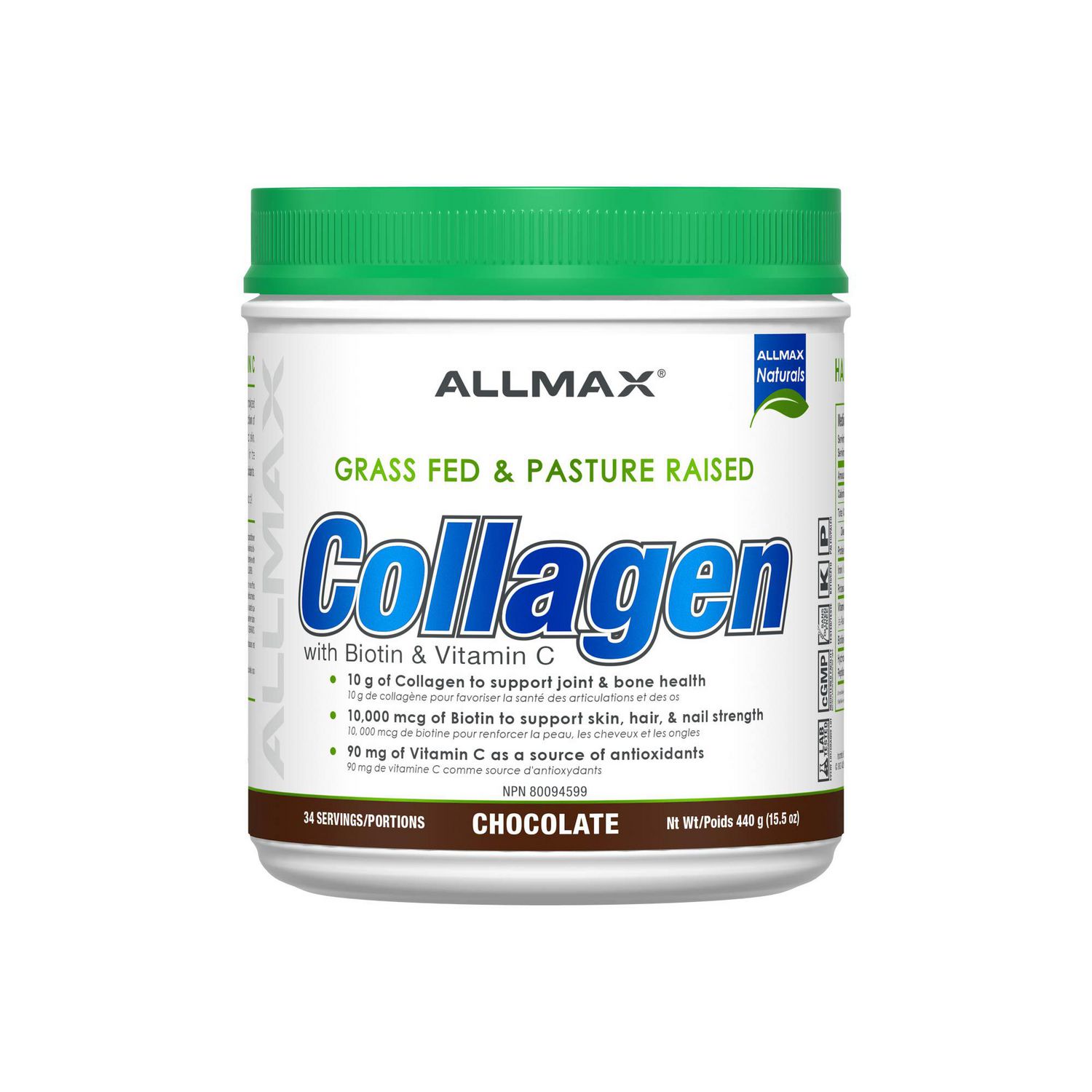 ALLMAX COLLAGEN(with Biotin + Vitamin C) - Chocolate
