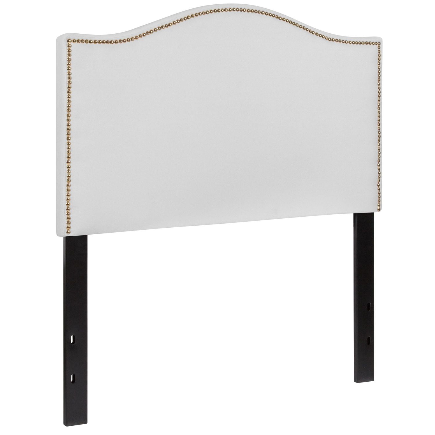 Lexington Upholstered Twin Size Headboard With Accent Nail Trim In   6000199862363 